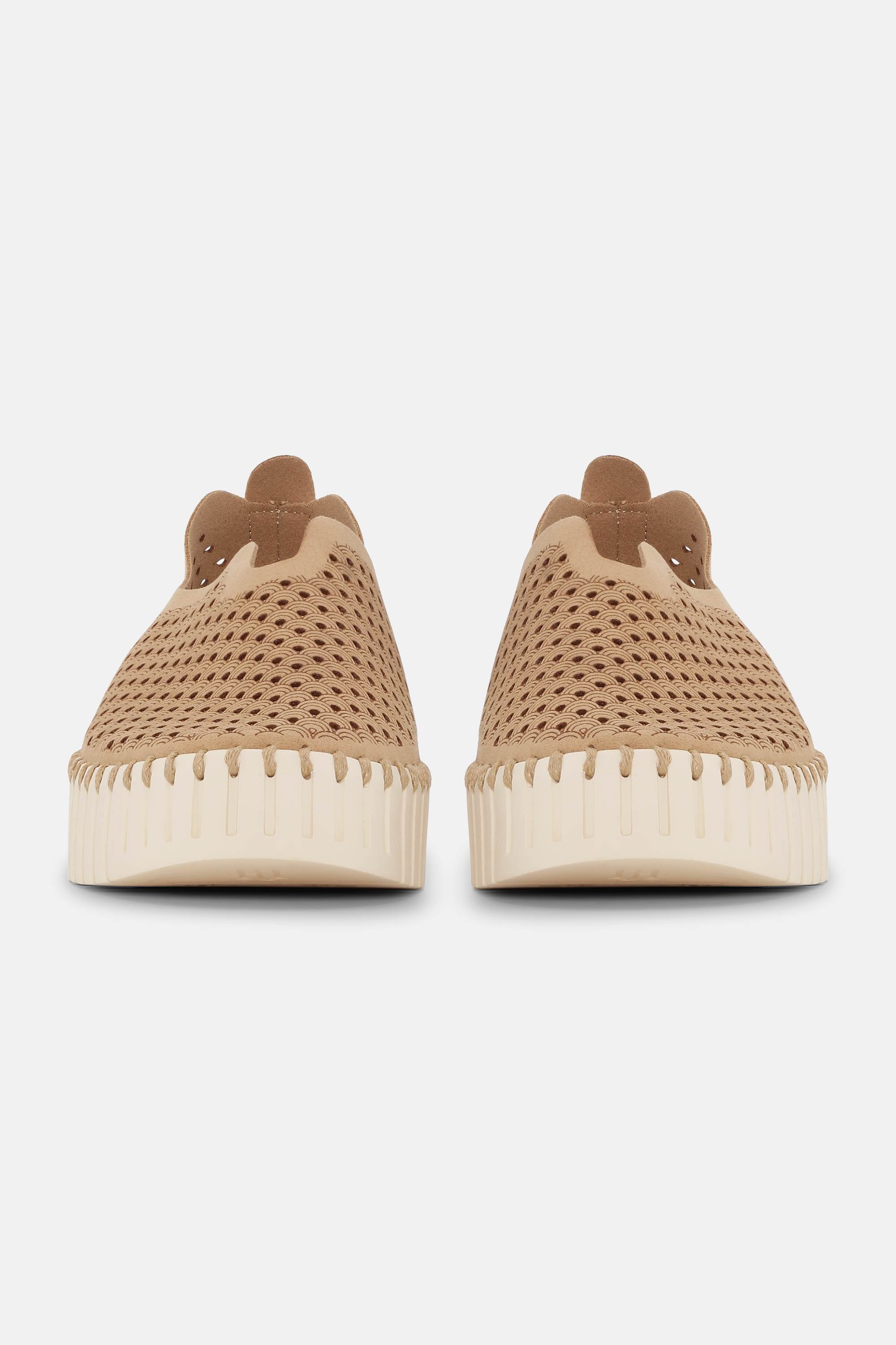 Platform Tulip Slipper - Latte